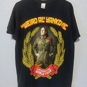 Gildan Black‎ Weird Al Yankovic Tour T-Shirt